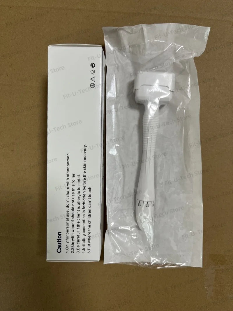 New Adjustable Derma Stamp Microneedle Microneedling 140 Pins Skin Care Beard Growth Scalp Hair